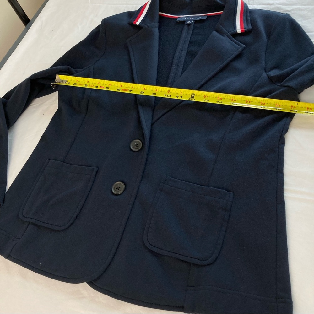 Tommy Hilfiger French Terry Knit Nautical Blazer M - Picture 13 of 17